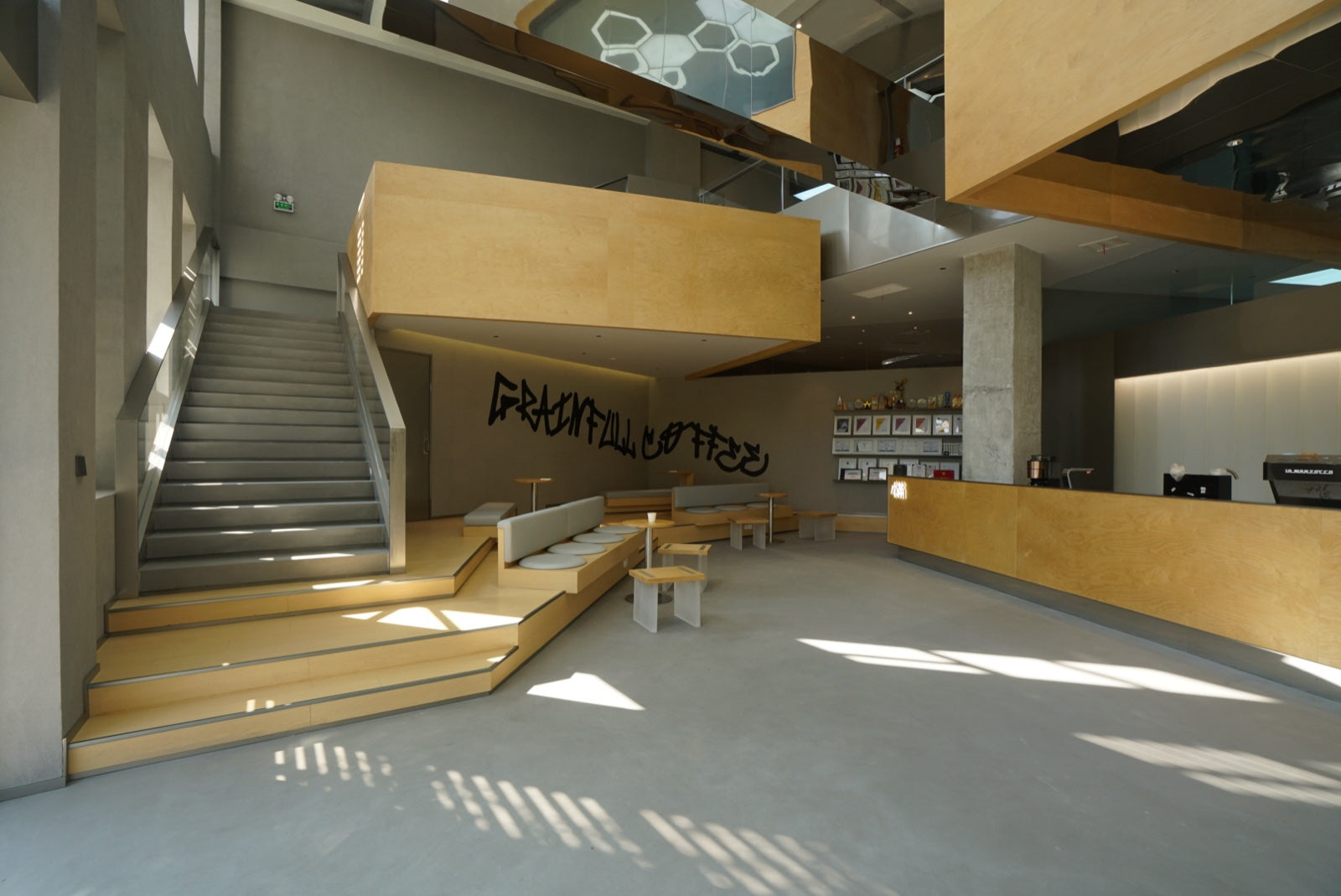 Cloudray Coffee experience center lobby
