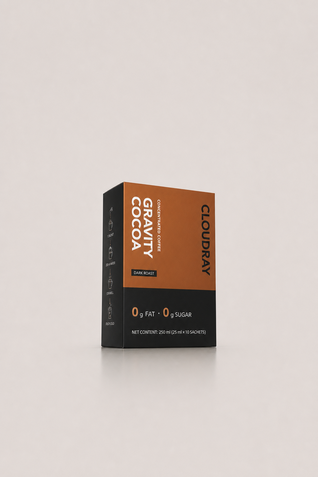 Cloudray Gravity Cocoa coffee concentrate box
