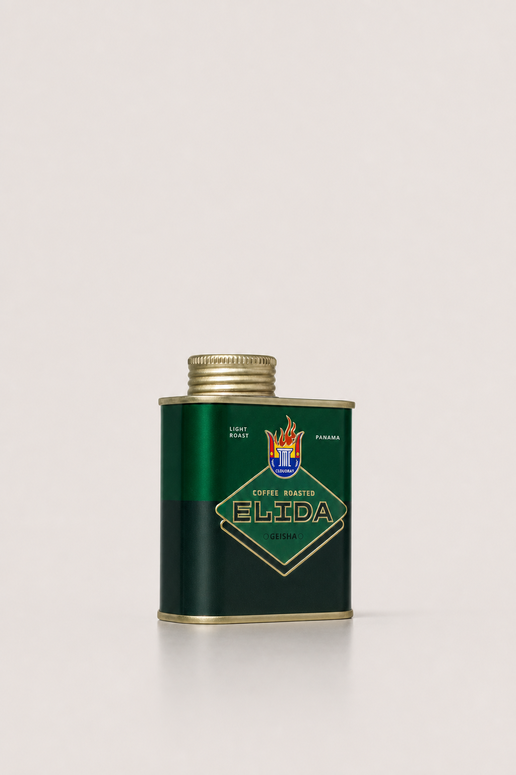 Elida Geisha roasted coffee tin